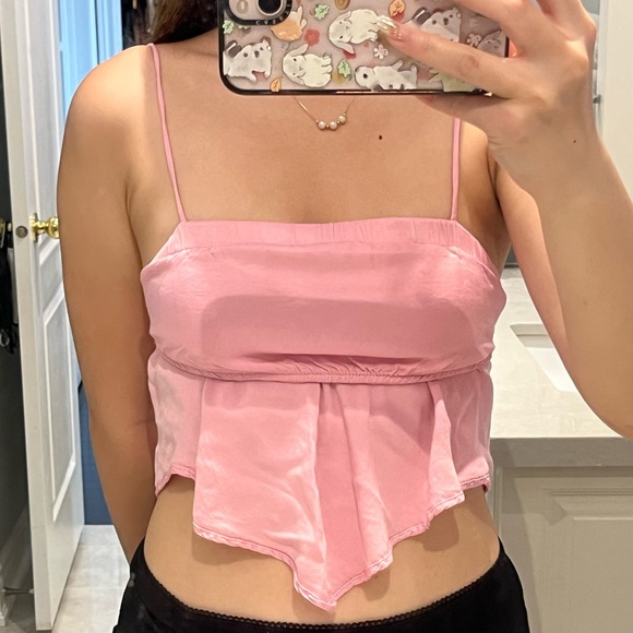 ZARA pink tie top 💕 - Picture 2 of 6